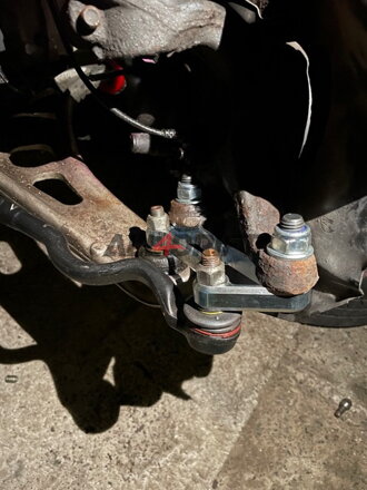 Drift versenyautó acél adapter BMW E46 CNC71 - soros karokhoz