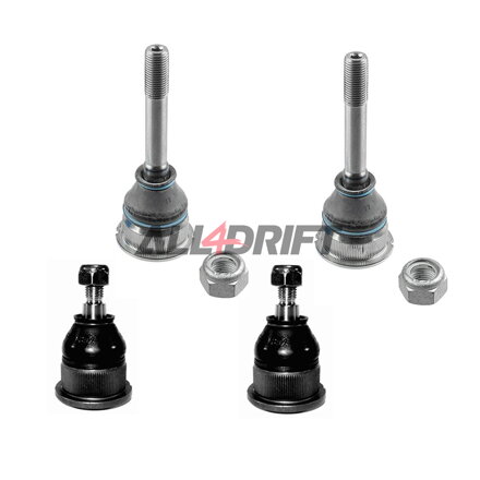 Első és hátsó illesztések az All4drift E36 / E46 / E30 hosszított lengőkarjaihoz