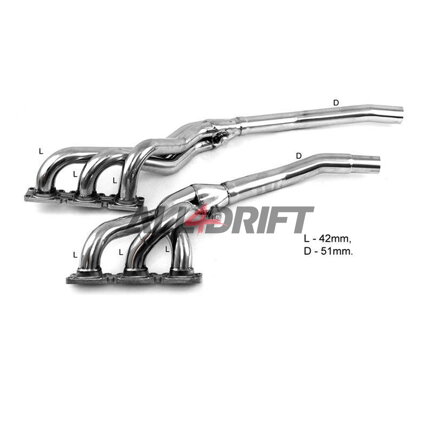 Rozsdamentes tuningolt kipufogócsövek BMW E36 320 323 325 328