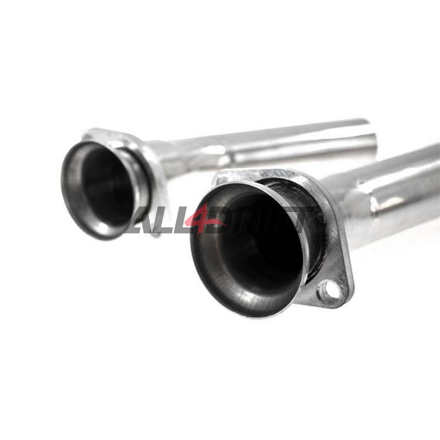 Rozsdamentes tuningolt kipufogócsövek BMW E46 323i 328i E39 528i