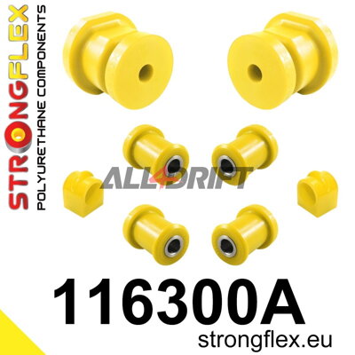 116300A Hátsó futómű szilent készlet SPORT - Mercedes W123 (76-86)