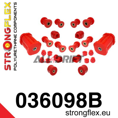 036098B Teljes futómű szilent készlet - BMW I (75-82) E21