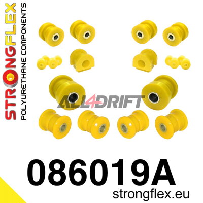 086019A Első futómű szilent készlet SPORT - Honda V (91-95) EG / EH / EJ