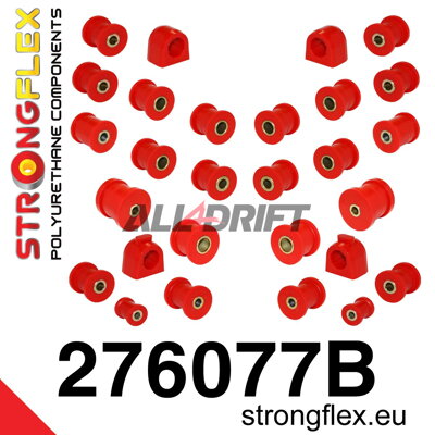 276077B Első és hátsó futómű szilent készlet - Saab 9-2X (04-06)