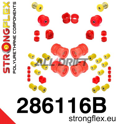 286116B Teljes futómű szilent készlet - Nissan VI (94-99) S14