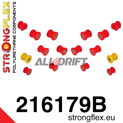 216179B Hátsó futómű szilent készlet - Toyota III (91-00) Z30