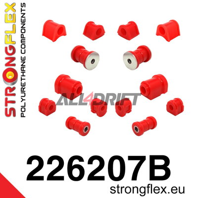 226207B Első futómű és hátsó híd szilent készlet - Volkswagen I (74-93) 17