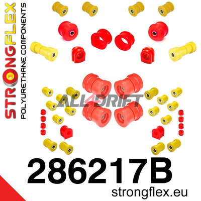 286217B Teljes futómű szilent készlet R33 R34 RWD - Nissan R33 (93-98) RWD