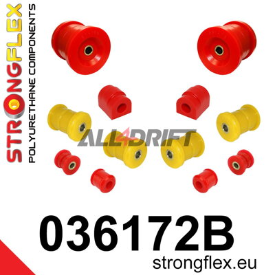 036172B Hátsó futómű szilent készlet BMW E32 / E34