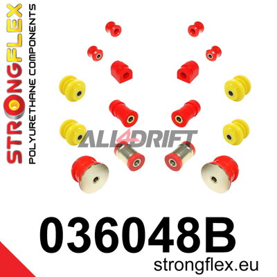 036048B Hátsó futómű szilent készlet BMW E46 / Z4