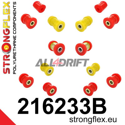 216233B Hátsó futómű szilent készlet - Toyota I (99-05) XE10