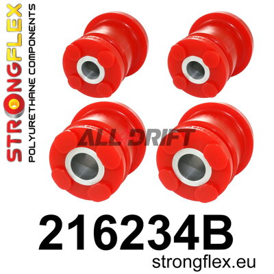 216234B Hátsó bölcső szilent készlet - Toyota I (99-05) XE10