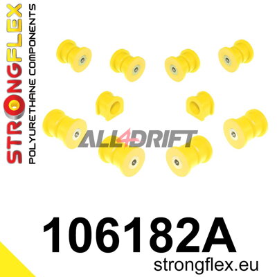 106182A Első futómű szilent készlet SPORT - Mazda III (92-02) FD