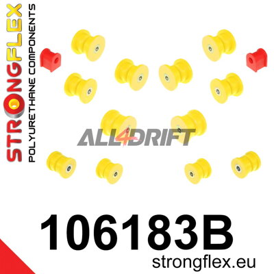 106183B Hátsó futómű szilent készlet - Mazda III (92-02) FD