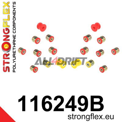 116249B Hátsó futómű szilent készlet - Mercedes W140 (91-98)