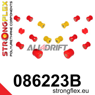 086223B Hátsó poliuretán futómű szilent készlet - Honda V (96-01) Type SH