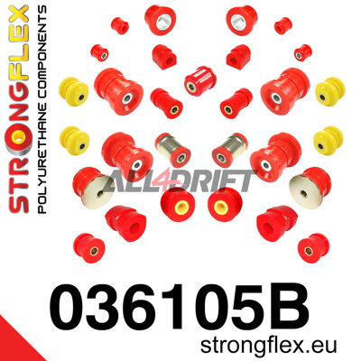 036105B Teljes futómű szilent készlet BMW E36