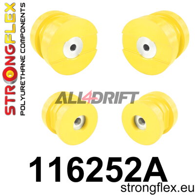 116252A Hátsó segédkeret szilent készlet SPORT - Mercedes W140 (91-98)