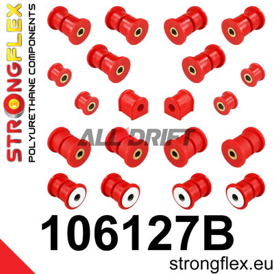 106127B Hátsó futómű szilent készlet - Mazda I (89-98) NA