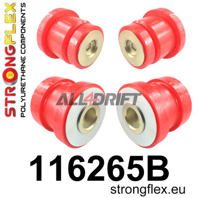 116265B Hátsó bölcső szilent készlet - Mercedes W211 RWD