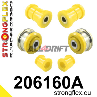 206160A Első futómű szilent készlet SPORT Opel / Suzuki