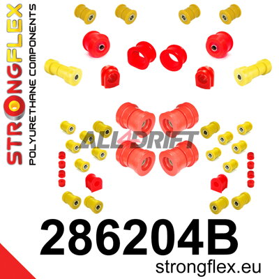 286204B Teljes futómű szilent készlet R33 R34 AWD - Nissan R33 (93-98) AWD