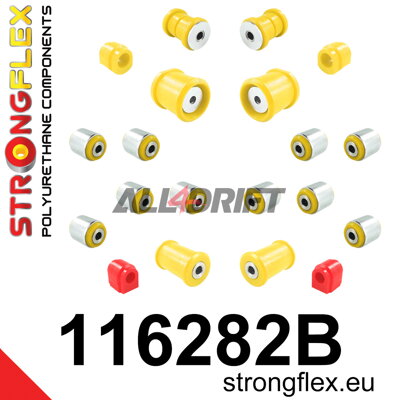 116282B Teljes poliuretán futómű szilent készlet Infiniti / Mercedes