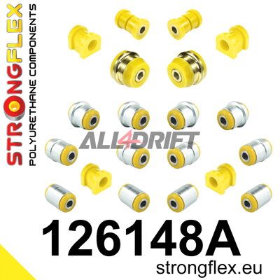 126148A Teljes poliuretán futómű szilent készlet SPORT