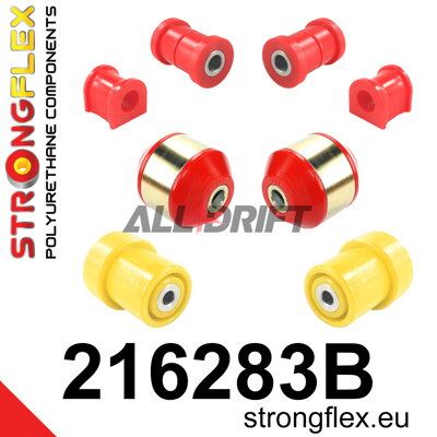 216283B Első és hátsó futómű szilent készlet Toyota Yaris / Yaris Verso