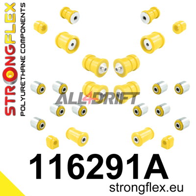 116291A Teljes poliuretán futómű szilent készlet SPORT Infiniti / Mercedes