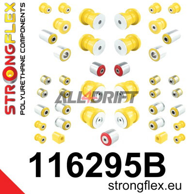 116295B Teljes poliuretán futómű szilent készlet - Mercedes X164 (06-12)