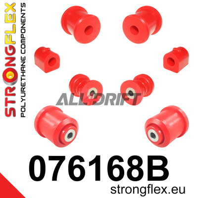 076168B Első futómű és hátsó bölcső szilent készlet Ford / Mazda