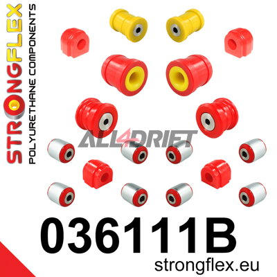 036111B Teljes poliuretán futómű szilent készlet BMW / Mini