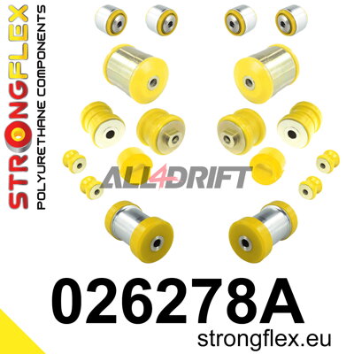 026278A Első futómű és hátsó hosszlengőkar szilent készlet SPORT Audi