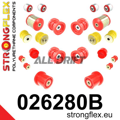 026280B Teljes futómű szilent készlet Audi / Škoda / VW