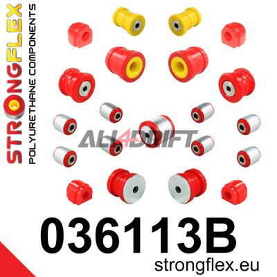 036113B Teljes poliuretán futómű szilent készlet BMW / Mini