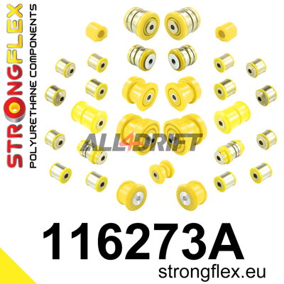 116273A Teljes poliuretán futómű szilent készlet SPORT - Mercedes W212 4MATIC