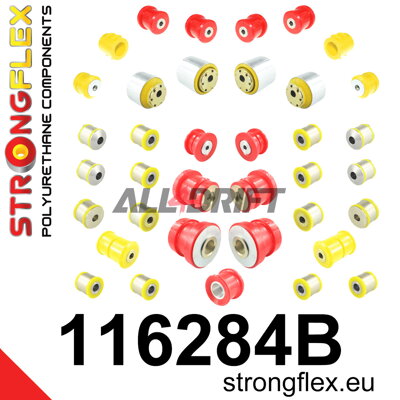 116284B Teljes poliuretán futómű szilent készlet AMG - Mercedes W211 AMG