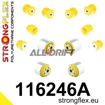 116246A Első futómű szilent készlet SPORT - Mercedes W211 RWD