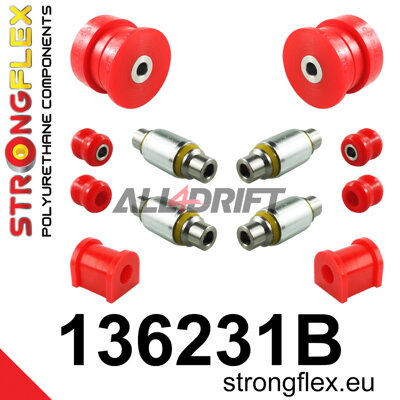 136231B Hátsó futómű szilent készlet Opel / Saab