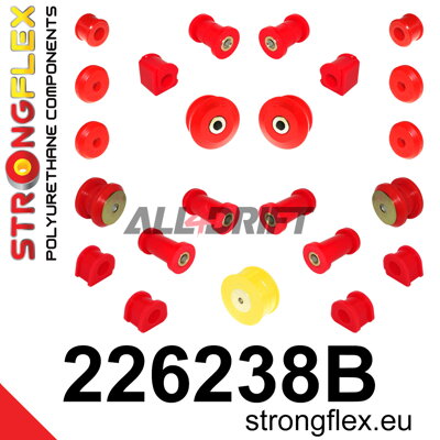 226238B Teljes futómű szilent készlet - Volkswagen 19E / 1G Country / Syncro / Rallye / 4x4