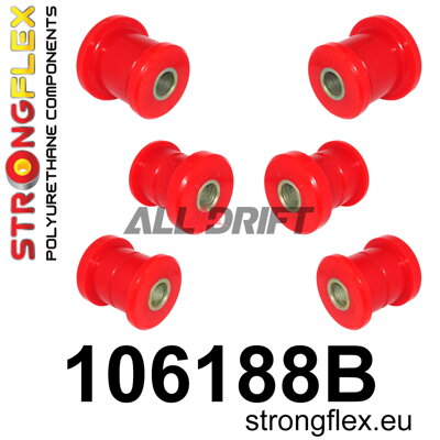 106188B Hátsó bölcső szilent készlet - Mazda RX-8 (03-12) SE3P