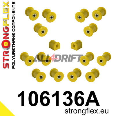 106136A Hátsó futómű szilent készlet SPORT - Mazda II (99-05) NB