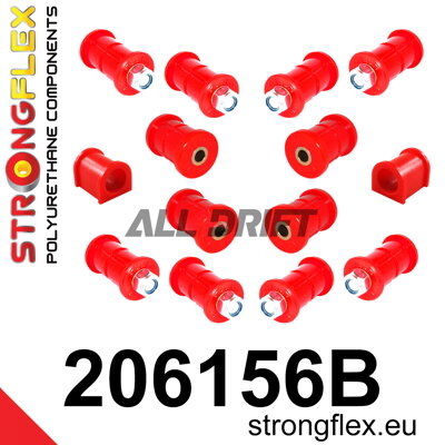 206156B Első és hátsó futómű szilent készlet - Suzuki Samurai / SJ410 / SJ413 (81-03)