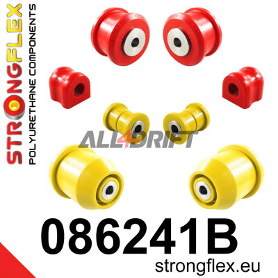 086241B Első futómű és hátsó híd szilent készlet - Honda IX (12-17) FK / FG / FA / FD