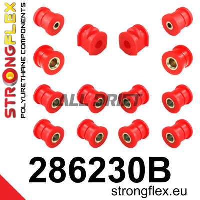 286230B Hátsó futómű szilent készlet Infiniti / Nissan