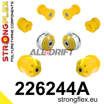 226244A Első futómű és hátsó hosszlengőkar szilent készlet SPORT Audi / Seat / Škoda / VW