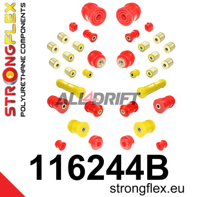 116244B Teljes futómű szilent készlet - Mercedes W210 4MATIC