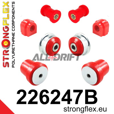 226247B Első futómű és hátsó hosszlengőkar szilent készlet Audi / Seat / Škoda / VW