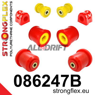 086247B Első futómű és hátsó bölcső szilent készlet - Honda VIII (06-12) Hatchback FK / FN